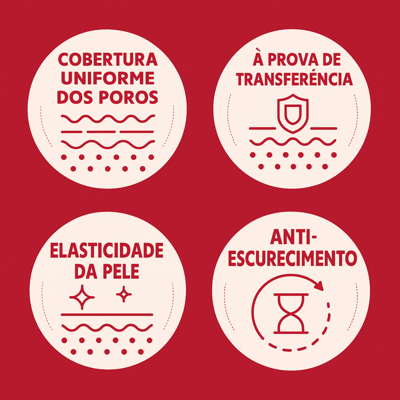 Base Cushion TIRTIR Mask Fit AI Filter 18g – Cobertura 72h, Controle da Oleosidade e Efeito Filtro Instantâneo