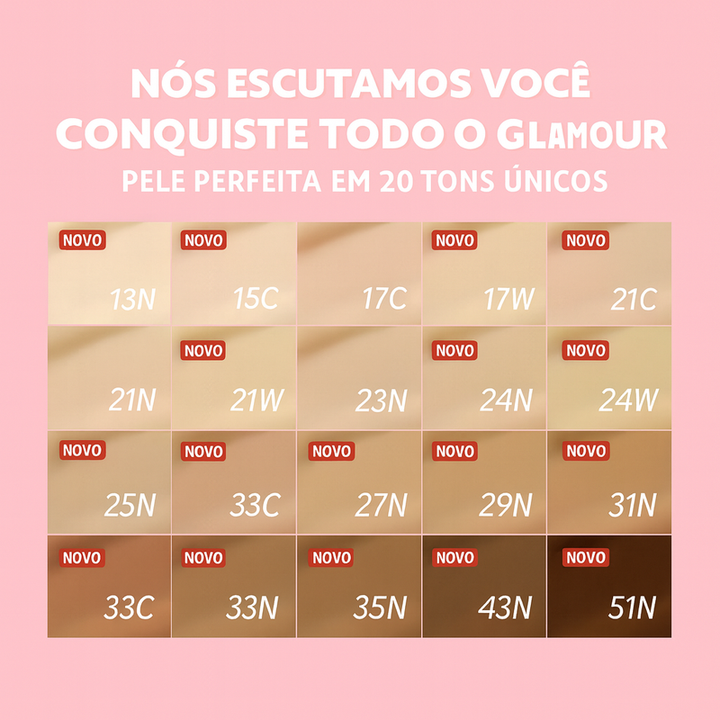 Base Cushion TIRTIR Mask Fit All Cover Mini 4,5g – Cobertura Impecável, Hidratação 72h e Praticidade Portátil