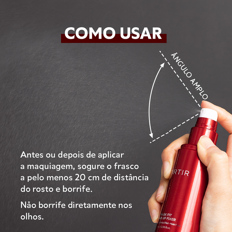 Fixador de Maquiagem TIRTIR Mask Fit – Longa Duração e Efeito Blur