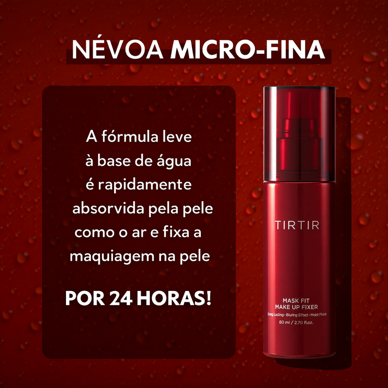 Fixador de Maquiagem TIRTIR Mask Fit – Longa Duração e Efeito Blur