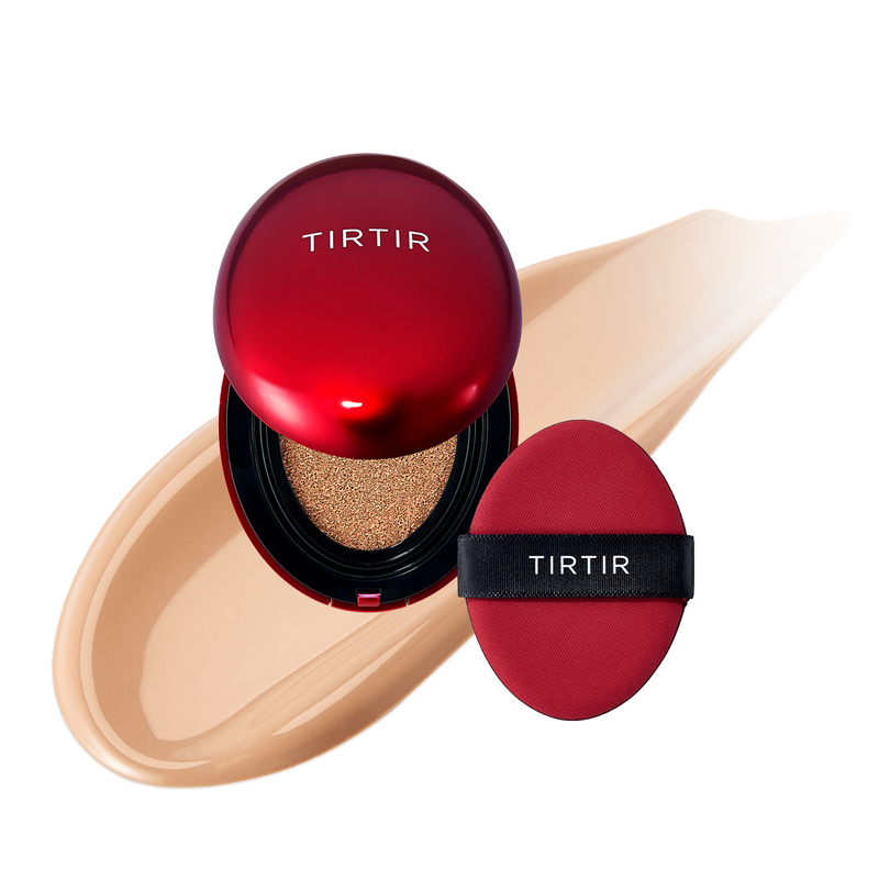Base TIRTIR Mask Fit Red Cushion Mini 4,5g – Alta Cobertura e Acabamento Natural